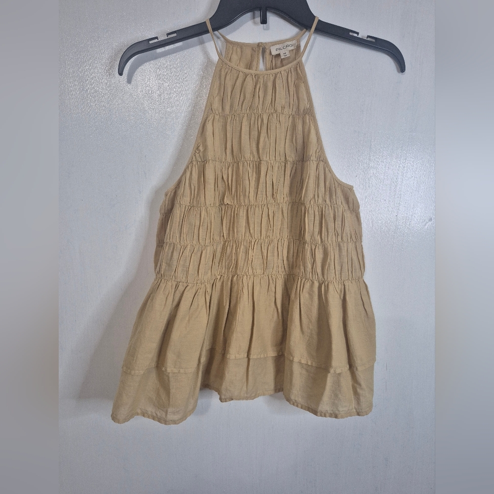 Beige Halter Top PILCRO size XSP